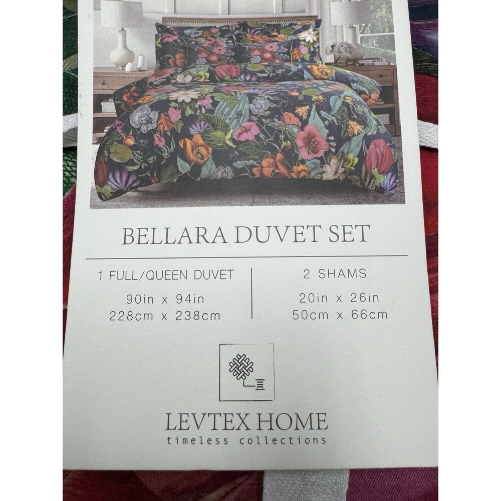 Levtex Home 3PC 100% Cotton Bellara Duvet Set - Picture 11 of 11